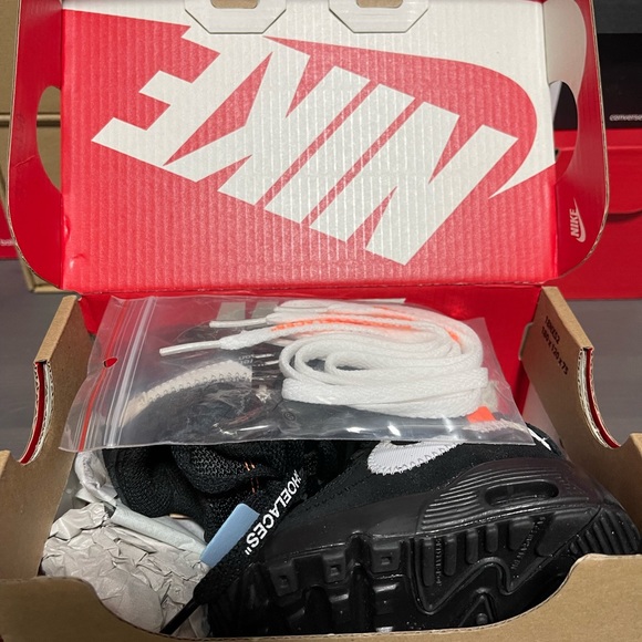 OFF-WHITE Nike Air Max 90 (TD) 3c - Picture 3 of 7
